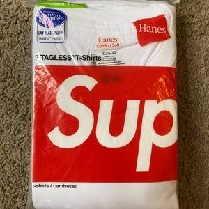 Supreme White Tees - 3 pack